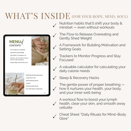 Self Care Ebook | Wellness, Nutrition Guide | Goal Setting, Habit Tracker, Weight Loss and Stress Relief | Hack your body|Digital PDF Course